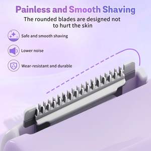 Depiladora 2 en 1 Recargable, Impermeable e Indolora para Mujer, Afeitadora para Depilación Corporal Completa, para Zonas Íntimas - Product Image 2