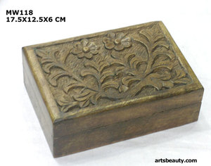 Boîte au trésor en bois faite à la main de haute qualité artisanat du bois boîtes en bois vente chaude au prix de gros - Product Image 5