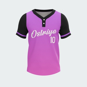Camiseta de Béisbol de Dos Botones, Nueva Moda, Jersey de Béisbol Personalizado Sublimado en Venta - Product Image 3
