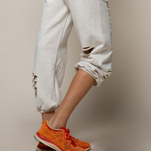 Offre Spéciale à la mode avec étiquette personnalisée, joggeurs compétitifs pour femmes en détresse de qualité supérieure fabriqués en usine - Product Image 4