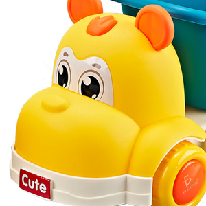 Set da Spiaggia in Plastica Super Kawaii da 6 Pezzi con Camioncino Ippopotamo per Avventure in Spiaggia! - Product Image 5