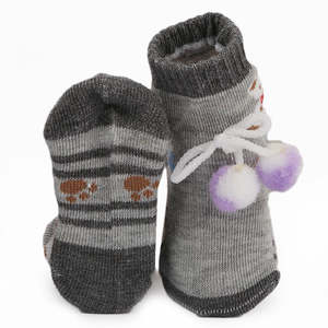 Newborn <b>Booties</b> - Grey - Product Image 2