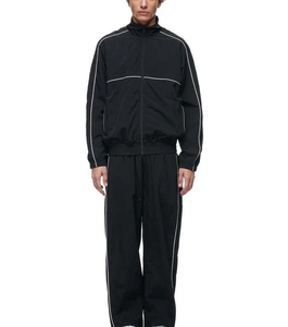 Survêtement coupe-vent en nylon respirant et imperméable, avec logo personnalisé OEM, pour l'hiver, style décontracté, grande taille - Product Image 1