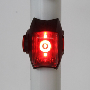 Luz trasera de bicicleta/lámpara de bicicleta de silicona banda de goma USB ANSI 12LM 3 x LED rojo USB recargable/lámpara de bicicleta SRL362 - Product Image 1