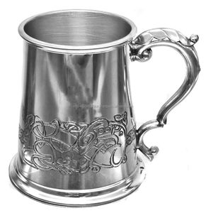 Tazas medievales chapadas en plata para beber, tazas medievales de latón, novedad, precio al por mayor - Product Image 6