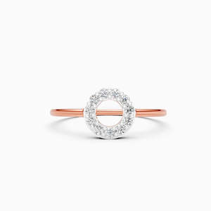 Bague de fiançailles classique de luxe en or fin plaqué or 18 carats pour femme, avec diamant taille poire certifié IGI - Product Image 6