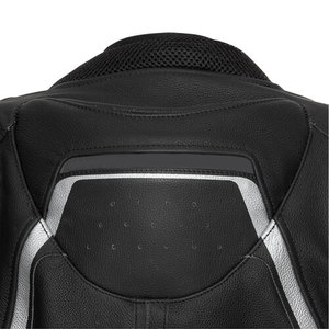 Veste en cuir de vachette pour hommes Vestes en cuir de vachette véritable rembourrées pour motocyclettes noires pour hommes - Product Image 3