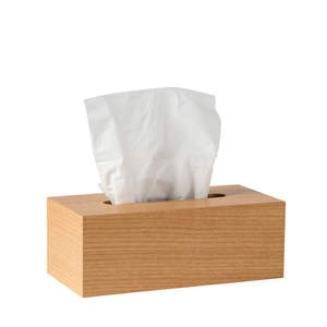 Caja de pañuelos de madera sin terminar clásica para mesas de cocina y encimeras, alfombrillas y almohadillas Categoría de producto - Product Image 1