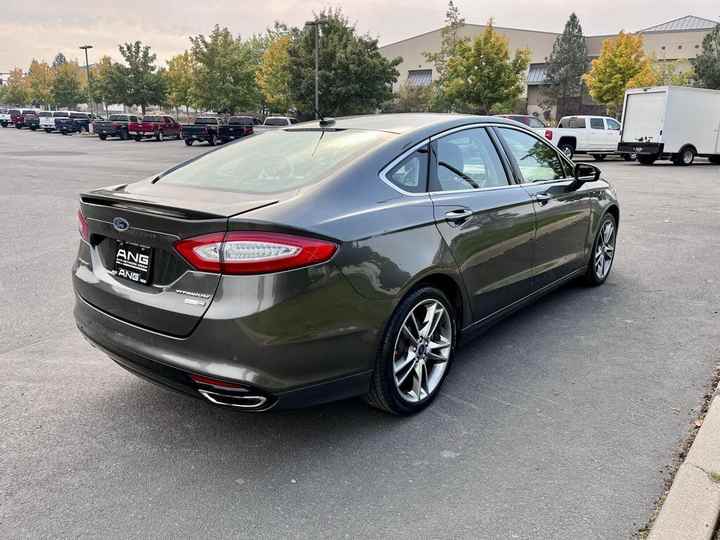 2016 Ford Fusion Titanium AWD Used Condition Dark Leather Interior Manual Gearbox Gas Fuel Type 19-inch Tires Left