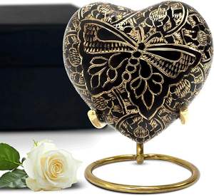 Cremation Urn for Adult Human Ashes Large Handcrafted Funeral <b>Memorial</b> Decorative Burial Urn, Funeral Cremation Keepsake Urns - Product Image 4