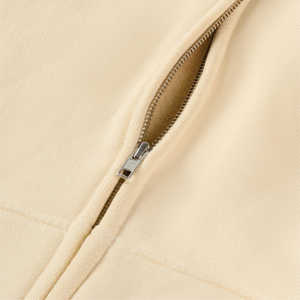 Venta al por mayor de sudaderas con capucha de los hombres en blanco de encargo del logotipo de impresión Puff con cremallera de gran tamaño sudaderas con capucha Unisex - Product Image 5