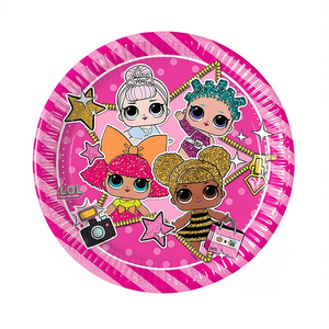 Platos de Fiesta Lol Surprise de 19.5 cm, 6 Piezas Desechables para Celebración de Cumpleaños Infantiles - Product Image 2