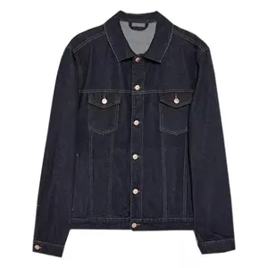 Nouveau personnalisé Vintage en détresse rembourré Denim veste pour hommes hiver extérieur broderie décoration lettre motif 2025 - Product Image 3
