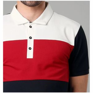 เสื้อโปโลสำหรับผู้ชายมาใหม่คอตตอนคอกลมสวมใส่สบายทันสมัยสำหรับสวมใส่บนท้องถนนแบบปัก - Product Image 6