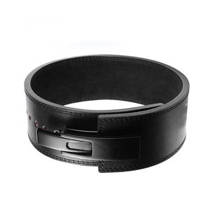 Cinturón de Levantamiento de Pesas de Cuero Personalizado de Alta Calidad al por Mayor, Antideslizante, Ajustable y Transpirable para Entrenamiento en el Gimnasio - Product Image 6