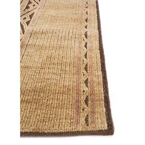 พรมไหมพรมถักมือ Jaipur Rugs รุ่น EU-Lca-1510 สีเทียมเบจและน้ำตาล ลายเรขาคณิต สำหรับห้องนั่งเล่นหรือทางเดินในบ้าน เหมาะสำหรับวัยรุ่น - Product Image 4