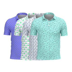 Polo en coton de haute qualité pour hommes, respirant, à manches courtes, design personnalisé OEM, imprimé par sublimation, vente en gros différente - Product Image 2
