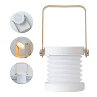 Lampe de nuit portable sans fil rechargeable LED Lanterne de bureau pour table