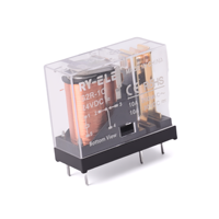 Relais électromagnétique miniature RY-ele personnalisable 10A 250VAC/30VDC G2R-1C/D24 scellé 5 broches en alliage d'argent à usage général