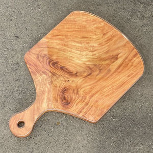 Tabla de cortar de madera moderna para suministros de utensilios de cocina Tabla de cortar de madera con forma rectangular con asa - Product Image 6