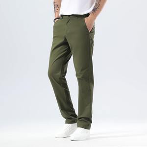 Chino pour homme coupe athlétique fabriqué avec des coutures renforcées 100% coton doux et coupe décontractée Pantalon chino respirant pour homme - Product Image 5