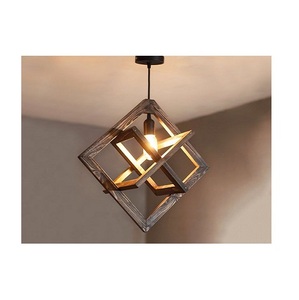 Oferta Especial: Lámparas Colgantes Nórdicas Modernas Industriales Vintage de Mimbre y Ratán, Lámpara de Mesa Colgante con Forma de Jaula, Portalámparas E27 LED, Natural - Product Image 2