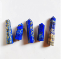 Vente en gros de haute qualité cristal naturel artisanat Point Lapis Lazuli cristal de Quartz grande tour décoration de la maison