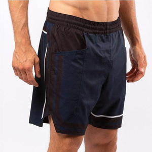 2024 superventas Uso de entrenamiento de lucha de artes marciales pantalones cortos MMA Diseña tus propios pantalones cortos MMA transpirables de secado rápido para hombres - Product Image 6