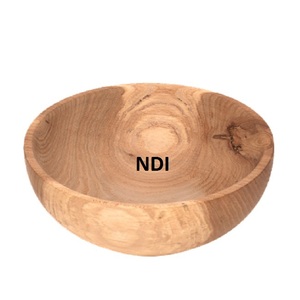 Diseño elegante Venta caliente Servidor de ensalada de frutas Tazón Pasta Fideos Servir Tazón de madera Hogar Catering Servir Tazón de madera - Product Image 1