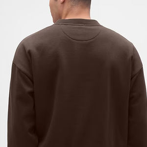 Sudadera de Hombre de Alta Calidad con Diseño de Color Sólido, Hombros Caídos, Tela Suave, Mangas Completas y Logotipo Personalizado, Precio Económico 2026 - Product Image 5