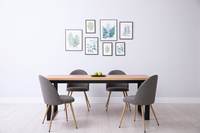 SSR VINA-Ensemble de table à manger en bois massif-Meubles de taille personnalisée/Table à manger en bois/Couleur personnalisée