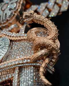 Pendentif Hiphop VVS Moissanite Iced Out Monster Round Baguette Cut 925 Silver Custom Moissanite Pendant - Product Image 6