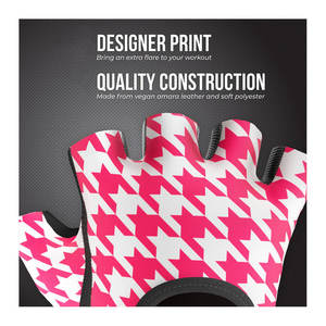 Venta al por mayor de nuevo diseño de medio Dedo de neopreno guantes de levantamiento de pesas guantes de entrenamiento - Product Image 3