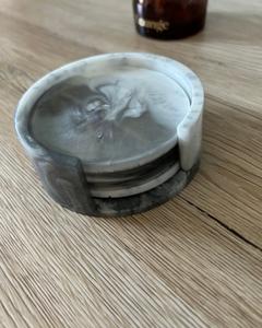 ที่รองแก้วทรงกลมเรซินคลาสสิกเป็นมิตรกับสิ่งแวดล้อมสำหรับตกแต่งบ้าน - Product Image 3