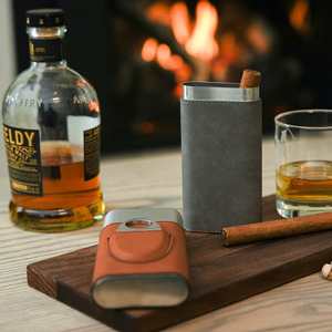 <span class=keywords><strong>Estuche</strong></span> de Piel Sintética para Cigarros al por Mayor, Humidor de Cigarros de Alta Calidad de Acero Inoxidable, Colorido y Grabable con Láser - Product Image 6