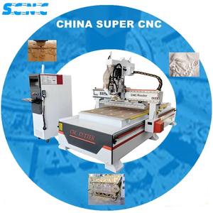 Ahşap kapılar için Supercnc 1325 endüstriyel <span class=keywords><strong>CNC</strong></span> Router makine çok süreci kabine oyma yapma Mach3 kontrol rekabetçi fiyat - Product Image 1