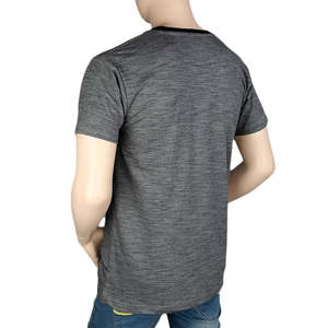 เสื้อยืดคอกลมแขนสั้นผู้ชาย - สีเทา - Product Image 2