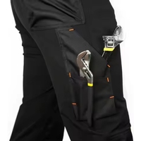 Pantalons de travail multifonctionnels pour hommes Pantalons de travail à poches Pantalons de mécanicien de haute qualité et résistants à l'usure