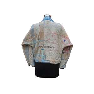 Chaqueta Reversible Hecha a Mano con Cuello Alto, 100% Algodón, Ecológica, Transpirable, de Secado Rápido, Estilo Vintage, con Botones al Frente, para Invierno - Product Image 6