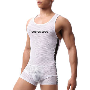 Maillots de lutte pour hommes 2026 blancs et noirs de haute qualité, confortables et respirants, par AMAZING INDUSTRIES - Product Image 4