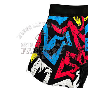 FANTASY WEAR 2026 Shorts Premium Sublimados de Muay Thai y MMA, Shorts Híbridos de Artes Marciales con Diseño y Logotipo Personalizados - Product Image 3