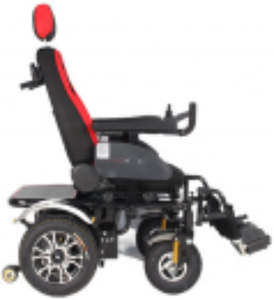 Silla de Ruedas Eléctrica Todoterreno Multifuncional de Cuatro Ruedas para Trabajo Pesado con Amortiguación Inflable y Batería de Plomo-Ácido - Product Image 6