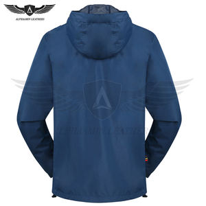 Veste coupe-vent à col à capuche Automne Printemps Saison Street Wear Veste imperméable ou coupe-vent élégante - Product Image 3