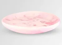 Platos de resina de lujo de forma única de alta calidad, vajilla de uso, platos de resina para servidor de postres para restaurantes de Hotel en casa