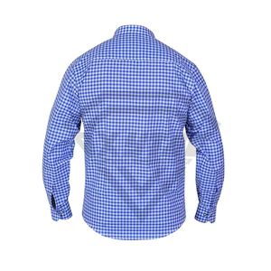 Chemises de trachten bavaroises traditionnelles personnalisables OEM pour hommes en flanelle avec col montant pour Lederhosen Oktotberfest - Product Image 2