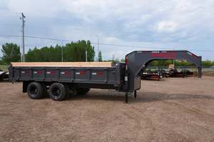 Price Heavy Duty Steel Full Hydraulic Dump Trailer 14FT Tandem Axle Utility with 12-Ton Scissor Lift-10K Lippert - Product Image 2