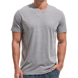 T-shirt pour homme de haute qualité T-shirt à col rond en coton ajusté Disponible en tailles hautes Tarifs de gros 1 ou 2 packs - Product Image 1