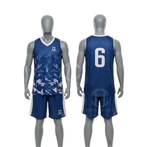 Uniforme d'équipe de basket-ball imprimé sur mesure |   Ensemble de shorts en jersey respirant 100% polyester, anti-humidité et anti-UV - Product Image 1