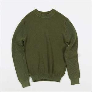 Pull à col rond pour homme sur mesure OEM, pulls pour homme, 100% coton, polaire d'automne avec logo brodé sur le devant, tricot anti-boulochage - Product Image 6