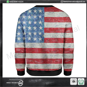 Sudadera de Forro Polar para Hombre, Nueva Moda, Sólida, de Poliéster/Algodón, para Deportes de Otoño, Transpirable, Resistente al Viento, con Estampado Digital - Product Image 2